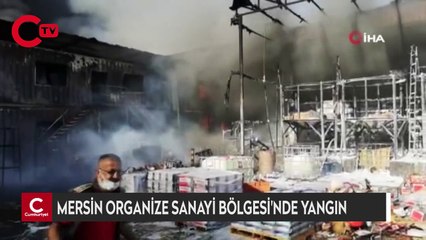 Mersin Organize Sanayi Bölgesi'nde fabrika yangını
