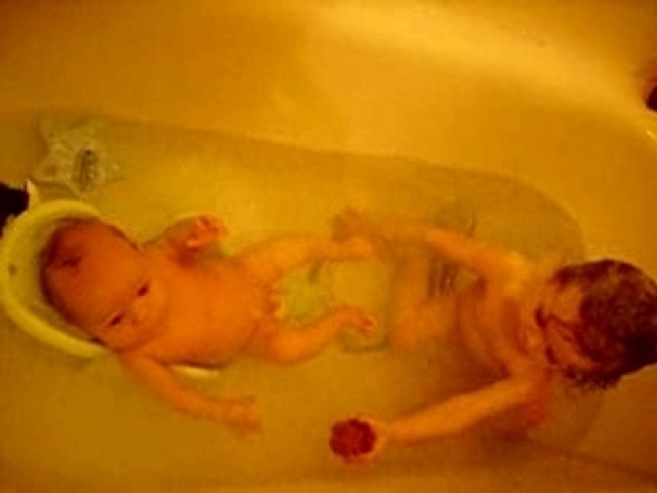 Le bain de mes zamours !!