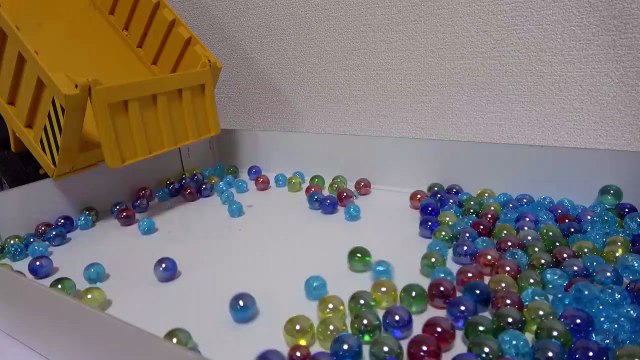 Marble Run Wave Slope Super Long Course & Dump Truck