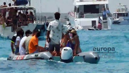 Messi, Luis Suárez y Fábregas. El trío calavera en Ibiza