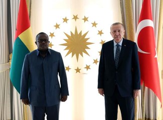 Cumhurbaşkanı Erdoğan, Gine Bissau Cumhurbaşkanı Cissoko Embalo'yu kabul etti