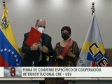 CNE y UBV firman convenio para estudios de especialización y maestrías en materia electoral