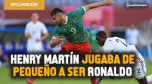 Henry Martín jugaba de pequeño a ser Ronaldo; su padre soñaba a ser Pelé