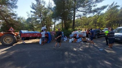 Marmaris'teki orman yangınında 2'nci gün; 1 ölü (3)