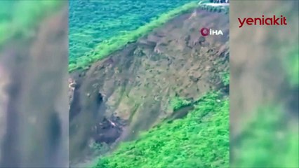 Ülkede yol çöktü: En az 204 kişi mahsur kaldı! İşte anbean o anlar