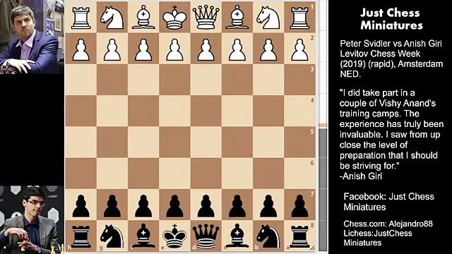 Anish Giri: My 60 Memorable Draws (12) Giri vs Peter Svidler (2019)