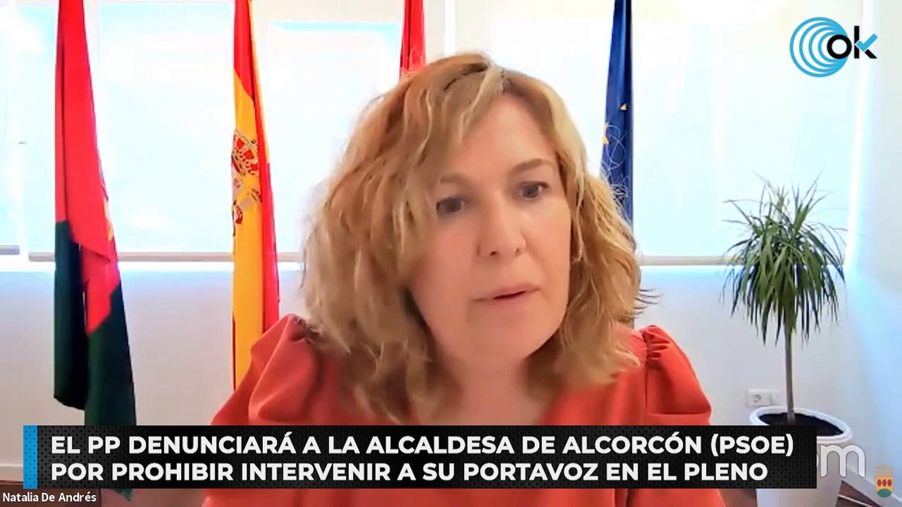 El PP denunciará a la alcaldesa de Alcorcón (PSOE) por prohibir intervenir a su portavoz en el Pleno
