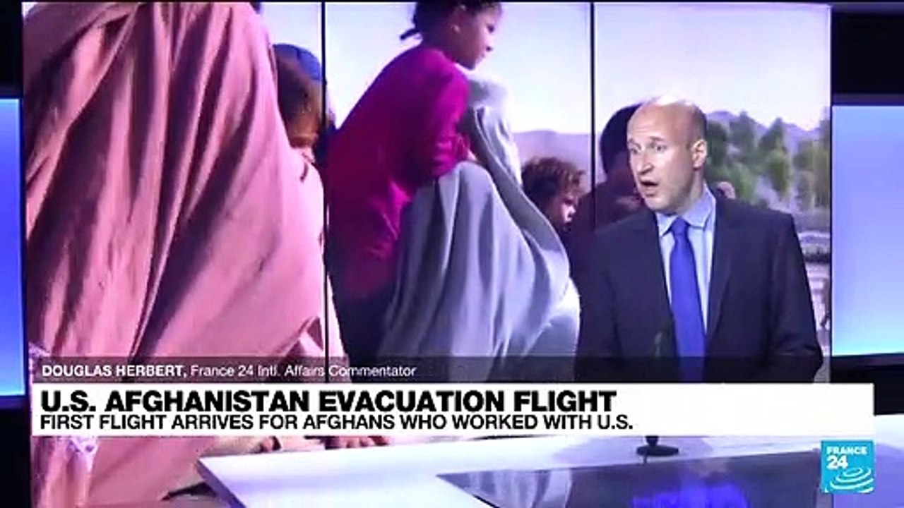 First flight of Afghan interpreters fleeing Taliban arrives in US