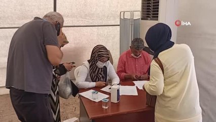 Kırşehir'de mobil çadırda aşılama rekoru