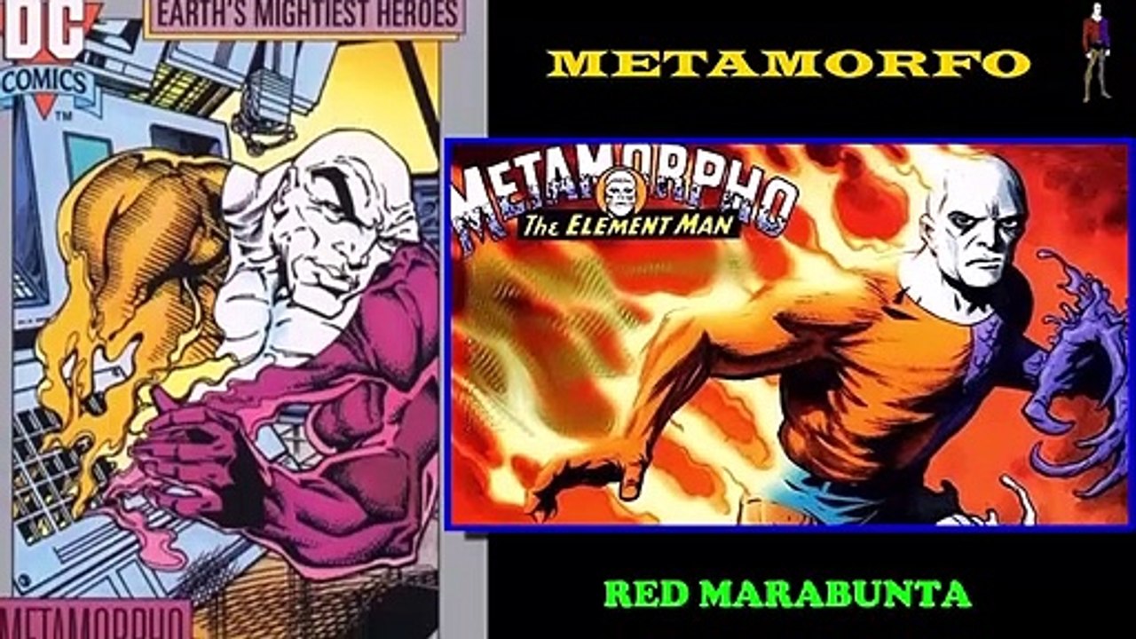 DESCUBRE QUIEN ES METAMORFO CONOCE LA HISTORIA DC COMIC BIOGRAFIA OUTSIDERS,METAMORPHO,DC COMICS,Liga de la Justicia europea,Siete soldados de la victoria,Doom Patrol,outsiders