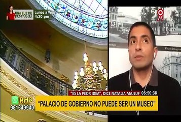 Natalia Majluf: Convertir Palacio en museo es la “peor idea”