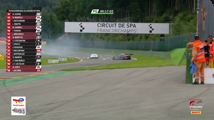 24H Spa 2021 Pre Qualifying Practice Renauer Tire Failure Big Spin