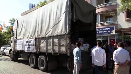 AK Parti Ankara İl Başkanlığından orman yangınlarının etkili olduğu illere yardım