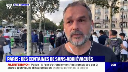 Migrants évacués place des Vosges à Paris: le co-fondateur d'Utopia 56 estime que "l'État est défaillant"