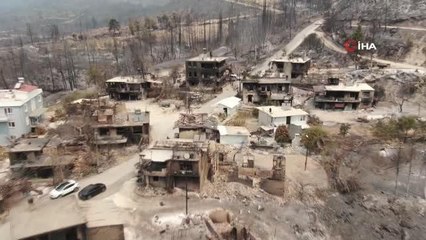 Günler sonra geldikleri evlerinin küle döndüğünü görünce gözyaşlarına boğuldular