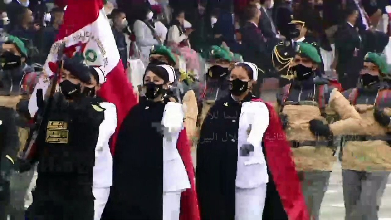 عرض عسكري في العاصمة ليما للاحتفال بالذكرى المئوية الثانية لاستقلال البيرو