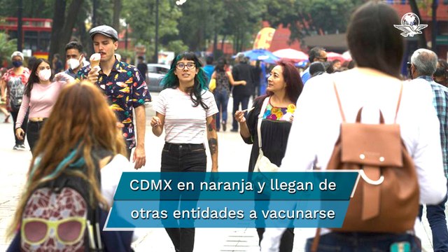 CDMX sigue en semáforo naranja con incremento de casos en personas de 18 a 39 años