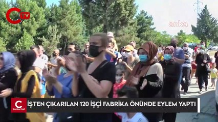 Video herunterladen: Düzce Akçakoca'da işten çıkarılan 120 işçi, fabrika önünde eylem yaptı