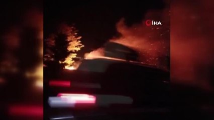Aydın-Muğla karayolundaki yangın korkuttu