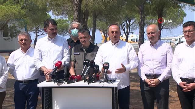 Bakan Çavuşoğlu: Aynı anda Türkiye'nin her yerinde yangınlar başlayınca doğal olarak bunu kim yaptı?