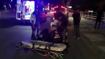 Elektrikli bisikletten düşen şahıs hastaneye kaldırıldı