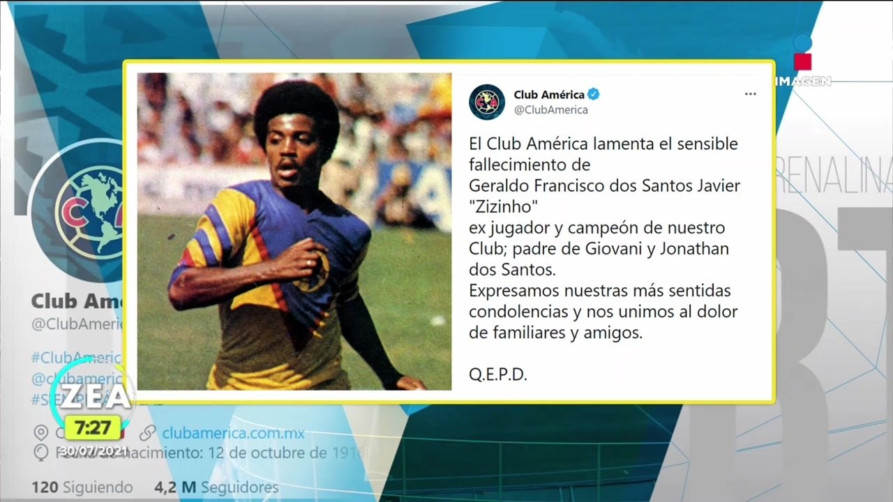 Falleció Zizinho dos Santos padre de Giovannie...