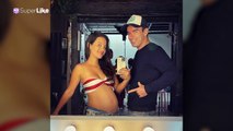 Natalia Reyes presumió de su avanzado embarazo en atractivas fotos