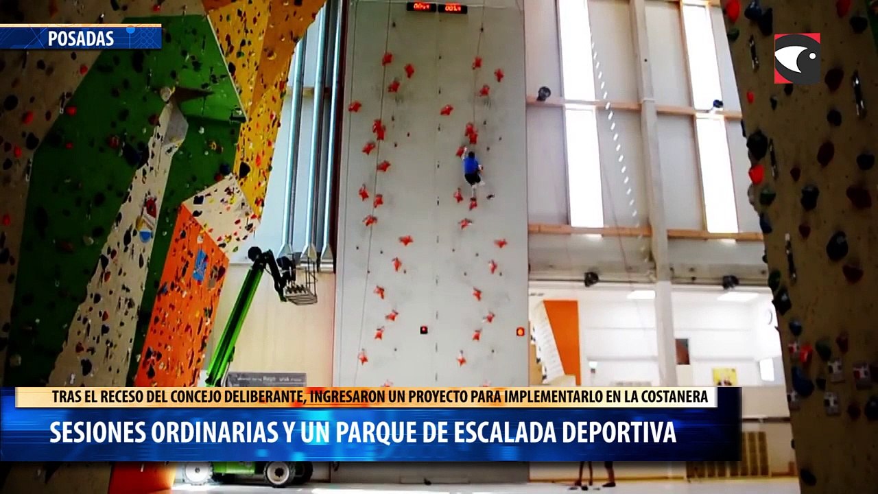 El Concejo Deliberante de Posadas retomó las sesiones ordinarias e ingresó un proyecto para implementar un Parque Municipal de Escalada Deportiva en la Costanera
