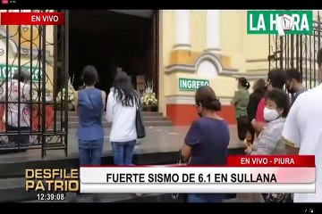 Piura es sorprendido por fuerte sismo de 6.1 de magnitud