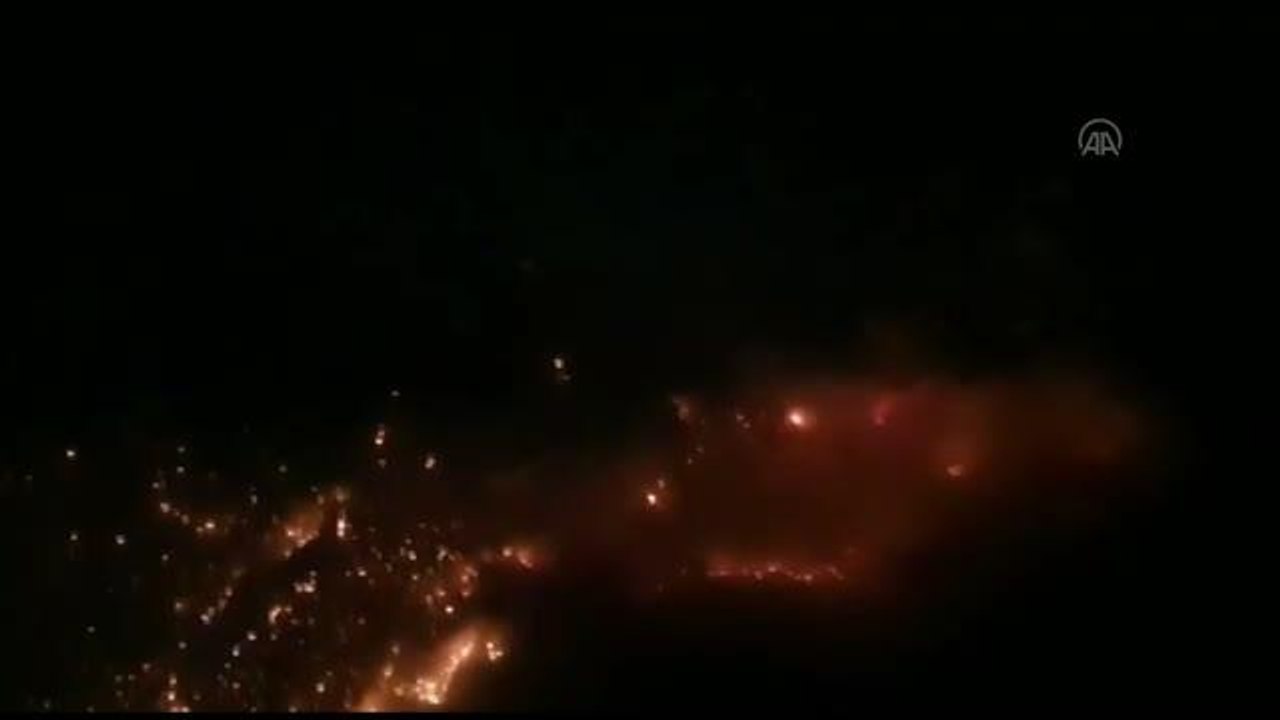 Son Dakika | İçişleri Bakanı Soylu, Gündoğmuş'taki yangın bölgesinde incelemelerde bulundu