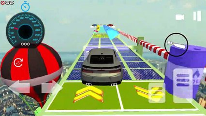 Mega Ramp Car Stunt Games / Muscle Sports Car Driver / Android GamePlay