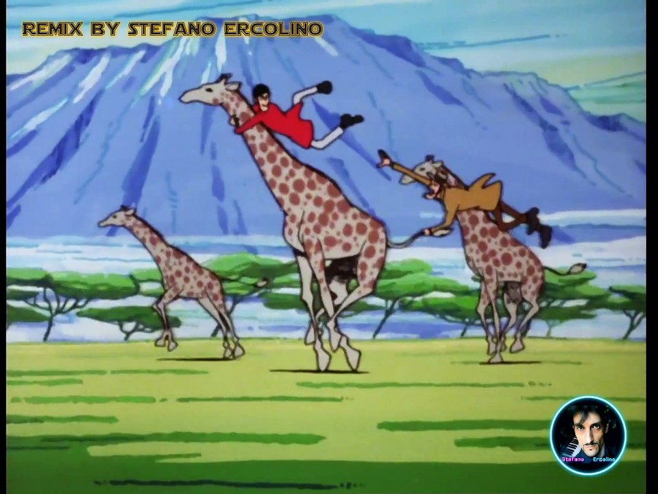 DAISY DAZE & THE BUMBLE BEES - PLANET "O" (Italo Disco 80s Remix) Anime Music Video