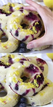 How to make blue Barry glazed donuts
