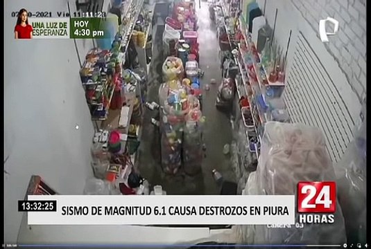 Múltiples daños materiales dejó sismo de 6.1 en la región Piura
