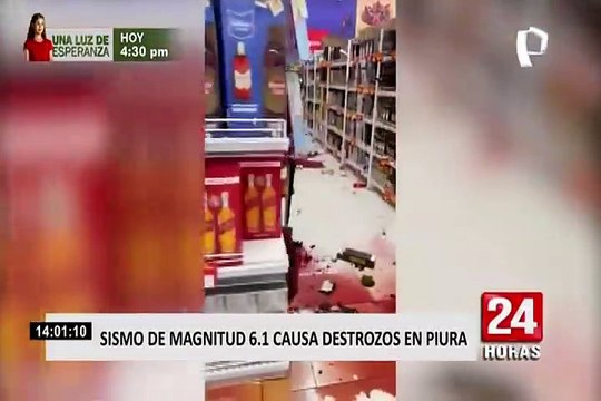 Múltiples daños materiales dejó sismo de 6.1 en la región Piura