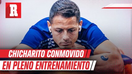 'Chicharito' Hernández  rompió en llanto en entrenamiento con el Galaxy