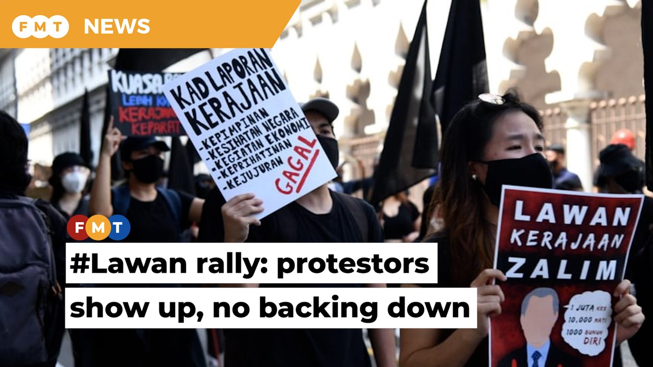 Police cordon off roads to Dataran Merdeka ahead of #Lawan rally