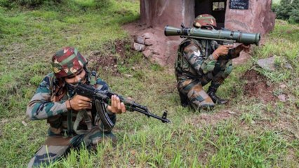 下载视频: J-K: 2 terrorists gunned down in encounter in Pulwama