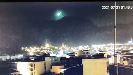 İzmir’e meteor düştü iddiası