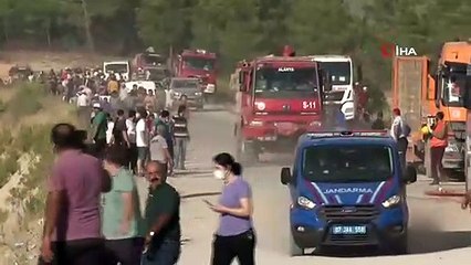 Alevlerin arasında kalan vatandaşların acı çığlığı!