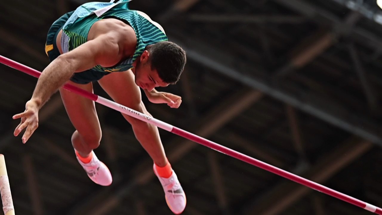 Thiago Braz na final do salto com vara