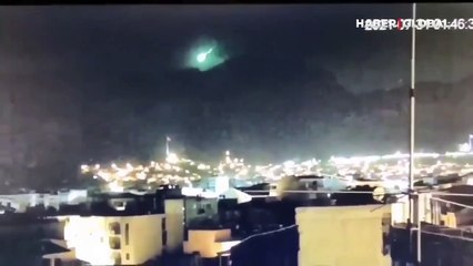'İzmir'e meteor düştü' iddiası