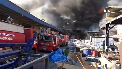 Bin 200 kişinin çalıştığı çivi fabrikasında büyük yangın