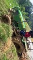 Tractor Mud Stuck Very easily Climbing | John Deere 5050 D 4WD With Rotavator | Strong Rope Support | Zubair Menothil