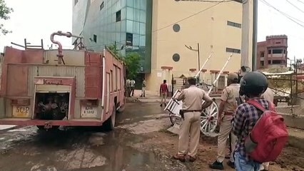 मल्टी प्लेक्स सिनेमा हॉल की चौथी मंजिल में आग