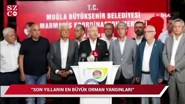 Kılıçdaroğlu: Son yılların en büyük orman yangınları ile karşı karşıyayız