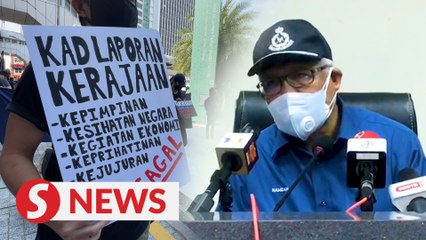 Those encouraging people to protest practise double standards, says Home Minister