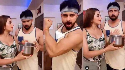 एक्टर विक्रांत सिंह राजपूत ने सनी देओल का बोला डायलॉग, तो मोनालिसा ने उड़ाया पति का मजाक