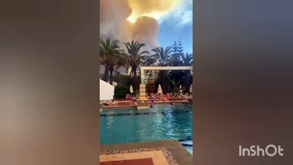 Das Feuer bedroht die türkische Küste 2021