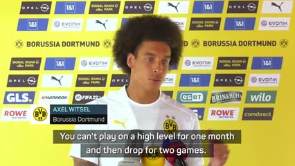 Witsel not entertaining Dortmund championship talk